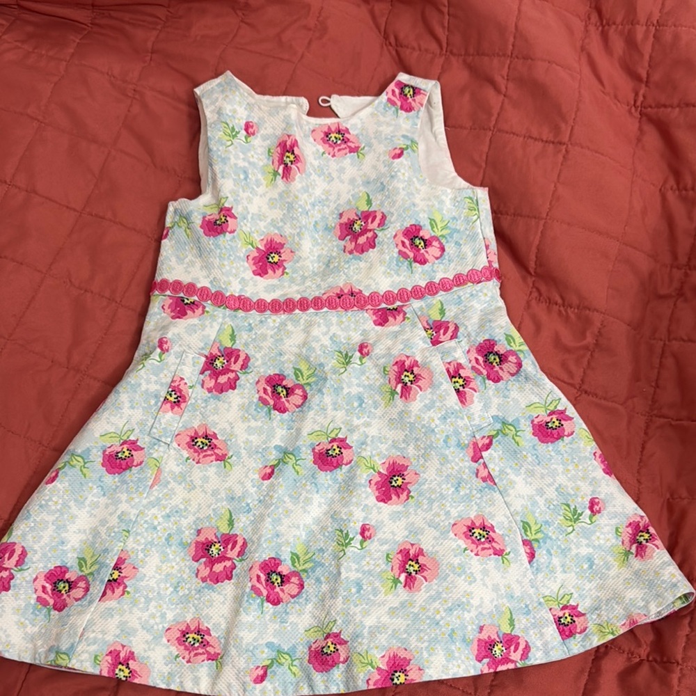 Janie and Jack White Cream Pleated Sundress